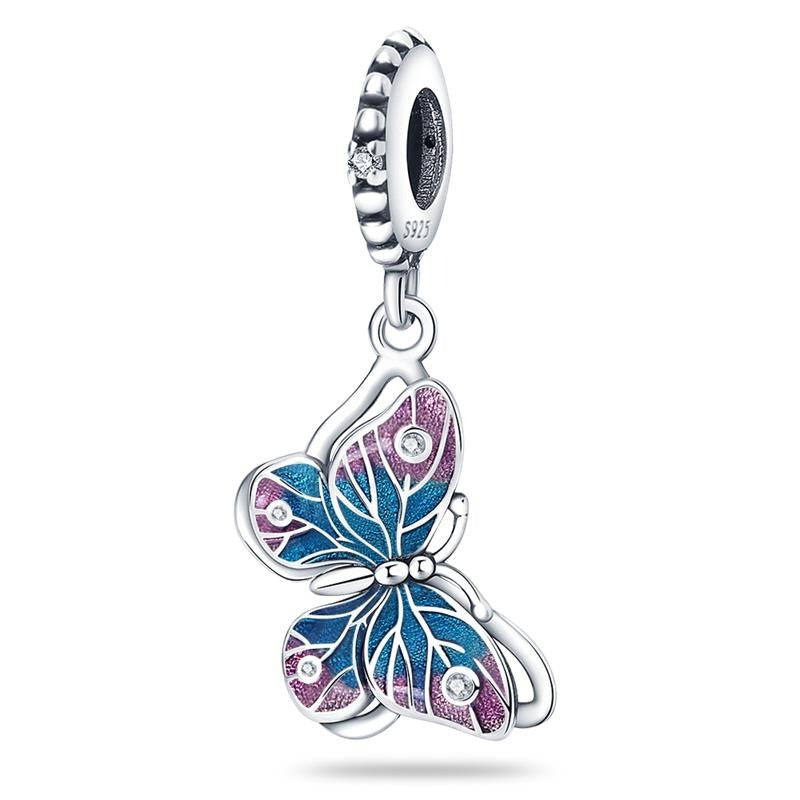 Charm Volana Borboleta Prata 925